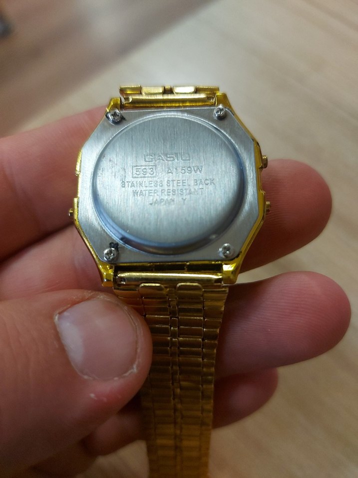 Casio Altın Renk Klasik Saat - Görsel 3