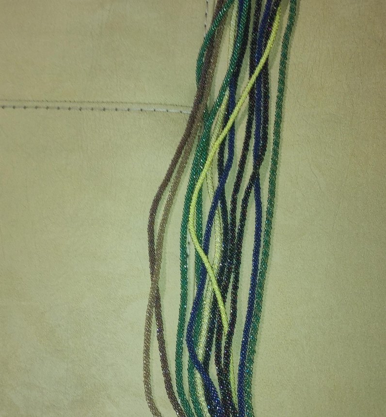 Boncuk Hapishane İşi Gözlük İpi - Görsel 2