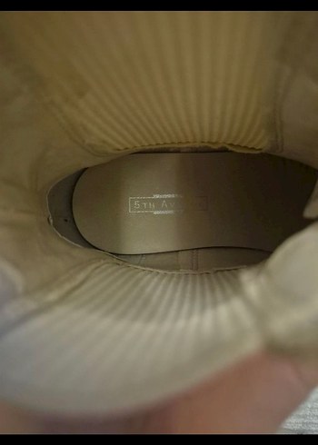 Beyaz Dolgu Topuklu Kadın Bot - Görsel 6