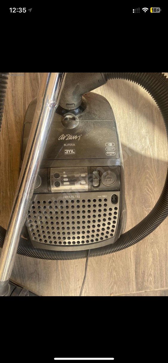 Gri Elektrikli Süpürge - Görsel 3