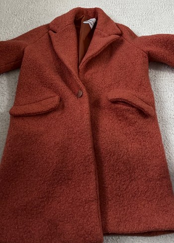 Kiremit Düğmeli Kaban - Görsel 5