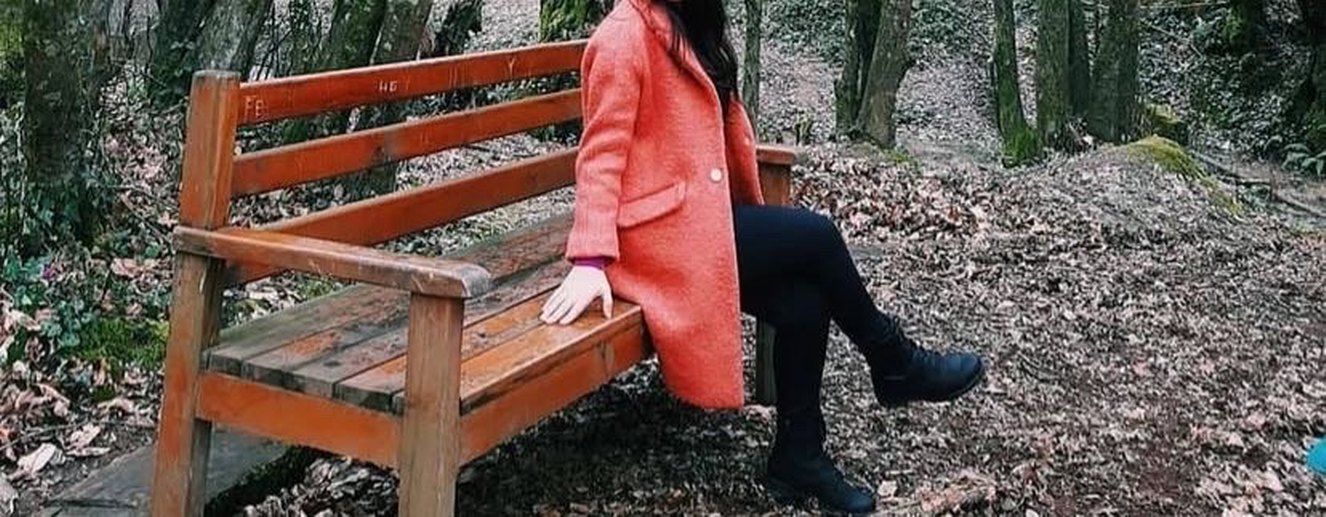 Kiremit Düğmeli Kaban - Görsel 2