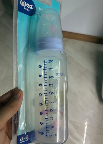 Wee Baby Mavi Klasik PP Biberon 250 ml - Görsel 2