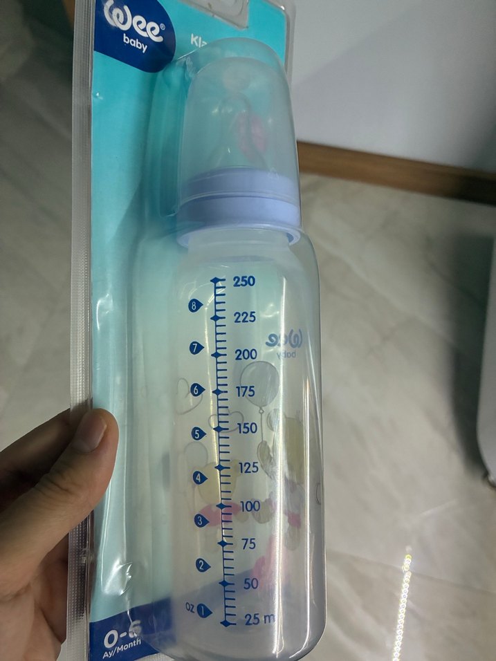 Wee Baby Mavi Klasik PP Biberon 250 ml - Görsel 2