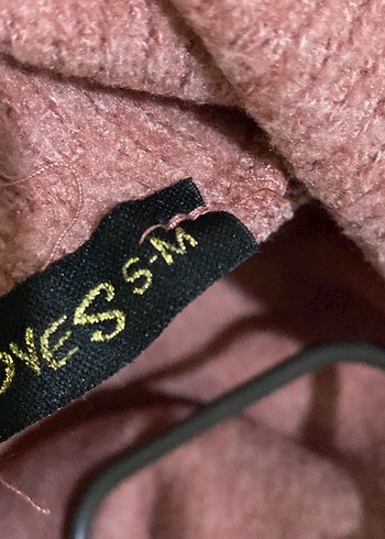 Kadın pudra Yüksek Yaka Salaş Kazak - Görsel 5