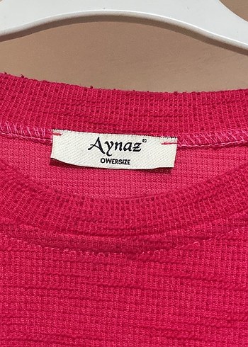 Pembe Uzun Kollu Triko Midi Tunik - Görsel 3