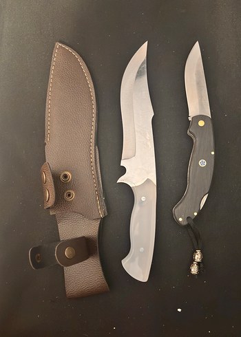 Kahverengi Deri Kılıflı Bıçak Seti - Görsel 2