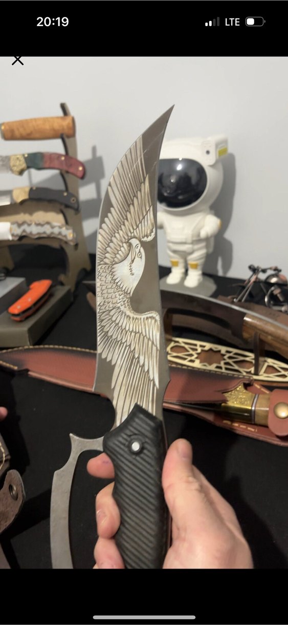 Siyah Saplı Keskin Bıçak - Görsel 2