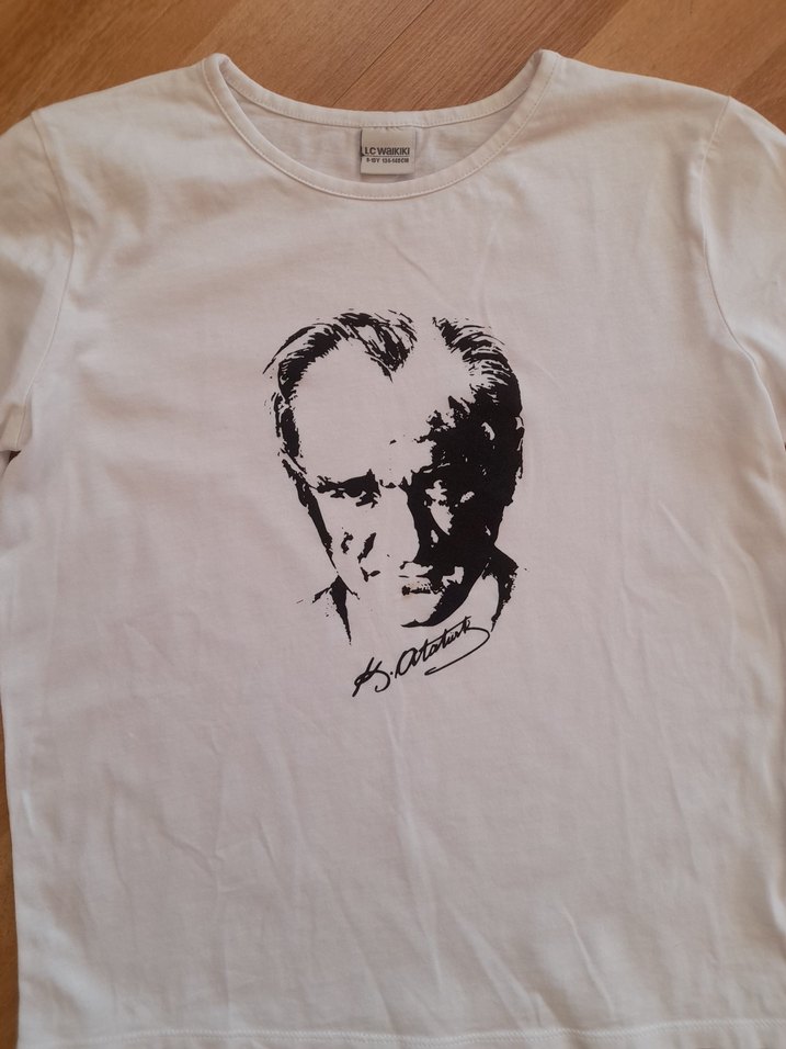 Erkek Çocuk Beyaz Uzun Kollu Baskılı Tişört - Görsel 2