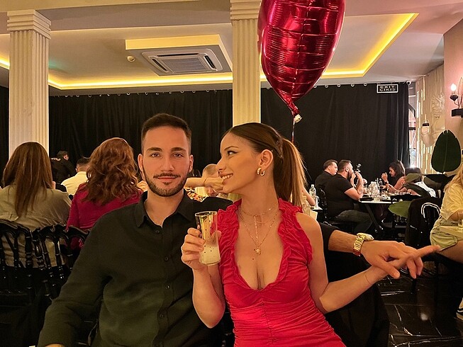 Zara Kırmızı zara elbise