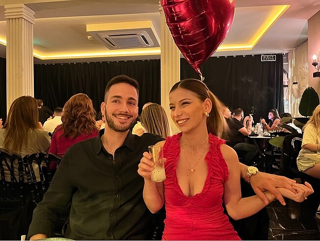 xs Beden Kırmızı zara elbise