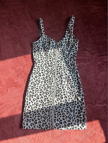 H&M leopar elbise