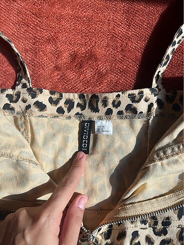 xs Beden H&M leopar elbise