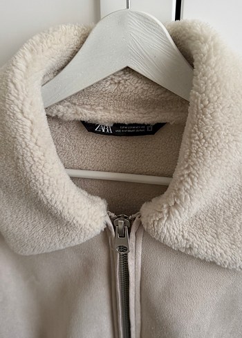 Kürklü erkek süet ceket - Görsel 4