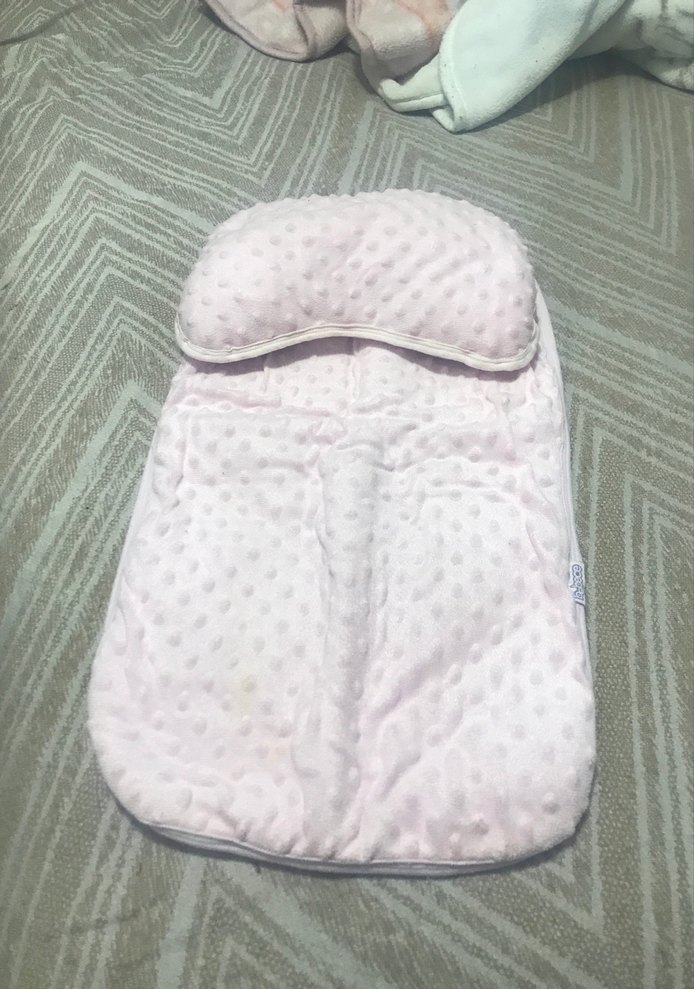 Beyaz Bebek Uyku Destek Minderi - Görsel 2
