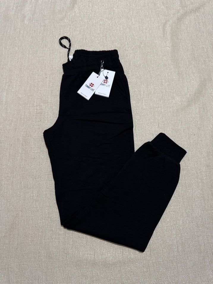 Tommy Life Orijinal Siyah Kadın Eşofman Altı - Görsel 2