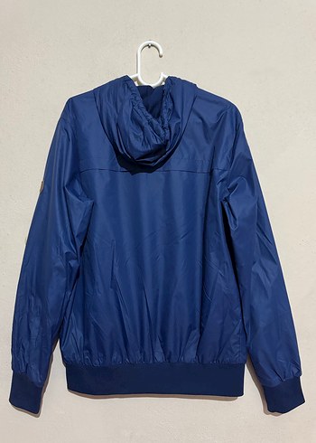 Mavi Kapüşonlu Erkek Ceket - Görsel 2