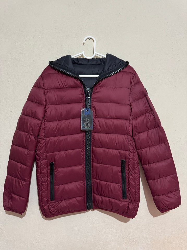 Bordo Erkek Kışlık Mont-Ceket - Görsel 2