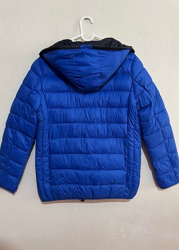 Erkek Lacivert Fermuarlı Mont - Görsel 2