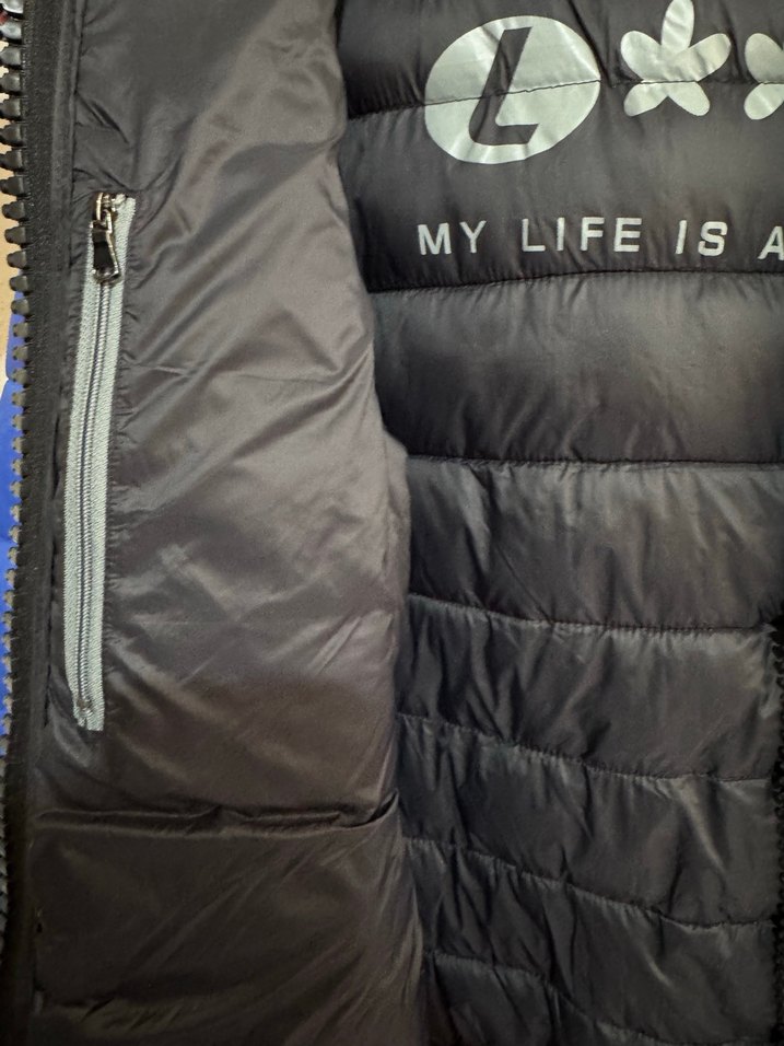 Erkek Lacivert Fermuarlı Mont - Görsel 3