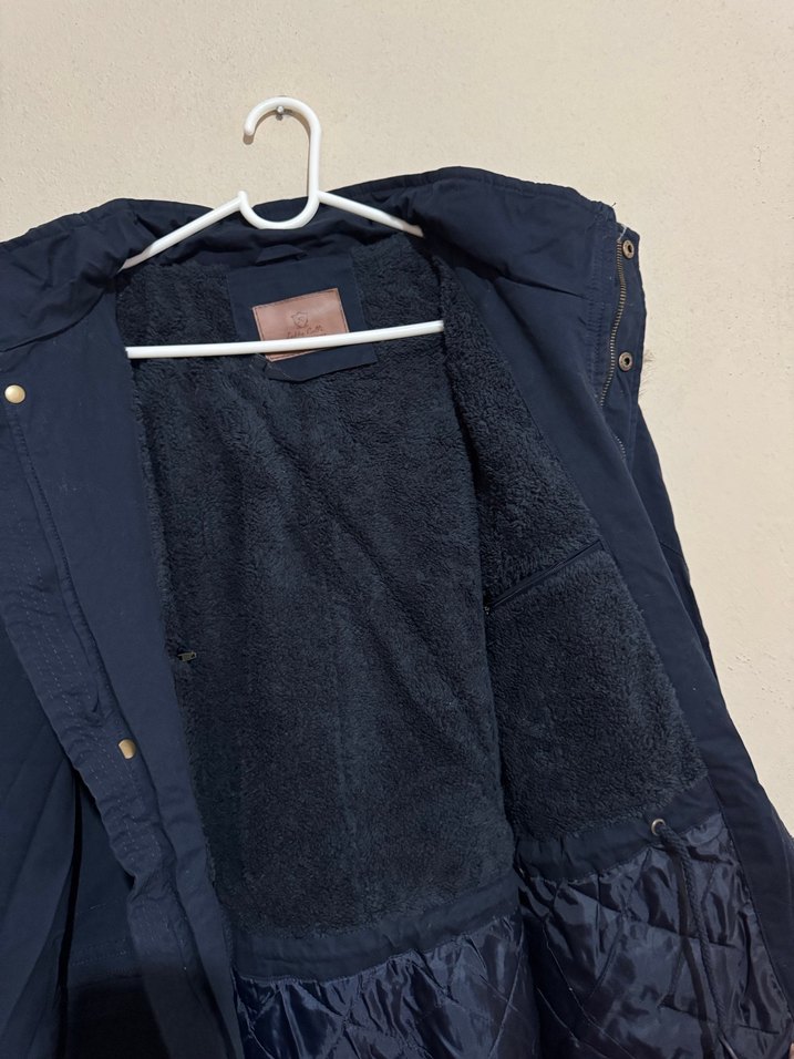 Lacivert Erkek Kaban - Görsel 3