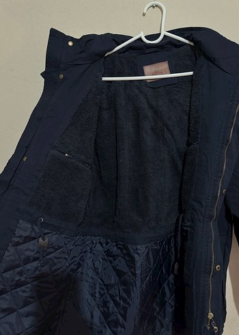 Lacivert Erkek Kaban-Parka - Görsel 5