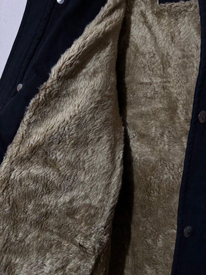 Siyah Erkek Kapüşonlu Kaban - Görsel 4