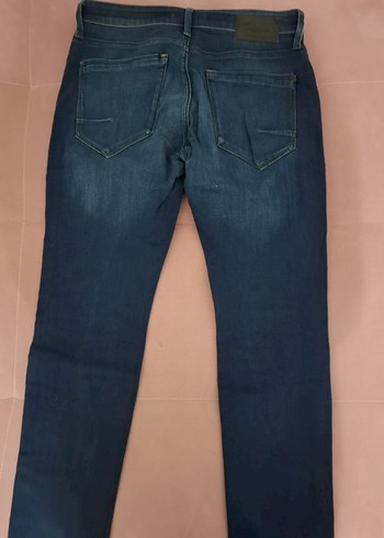 Kadın Mavi Normal Boy Kot Pantolon. - Görsel 2