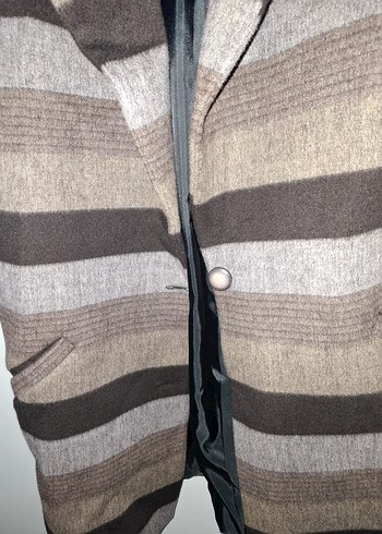 Zebra Desenli Düğmeli Kadın Yelek - Görsel 12