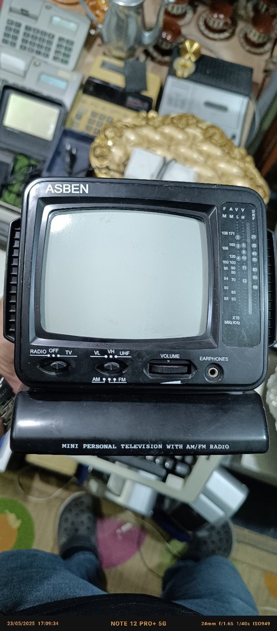 Mavi ASBEN Mini Kişisel Televizyon - Görsel 3