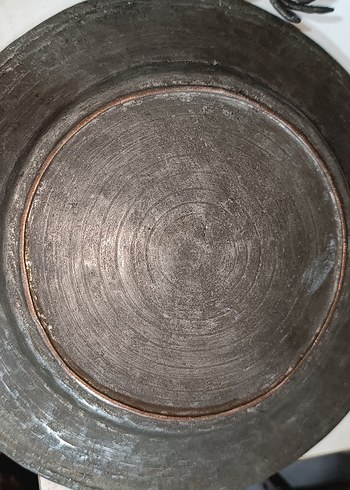 Gri Soyut Desenli Tabak - Görsel 3