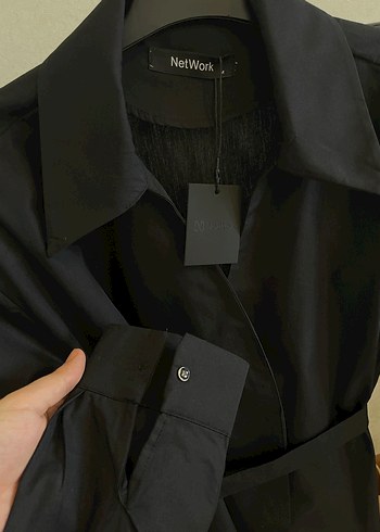 siyah gömlek - Görsel 3