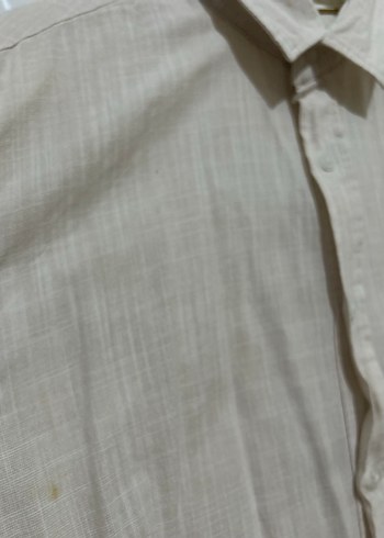 Tudors bej Keten uzun Kollu Gömlek - Görsel 8