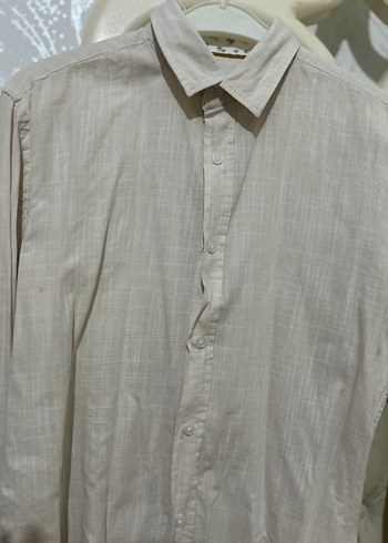 Tudors bej Keten uzun Kollu Gömlek - Görsel 6