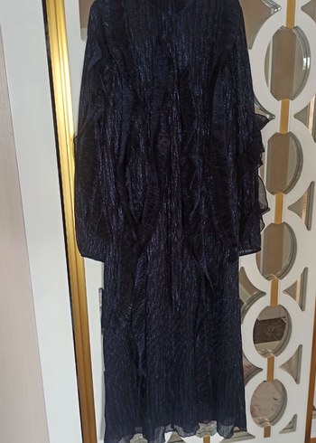 YKZ CEYLAN MARKA 
Lacivert tesettür elbise abiye - Görsel 9