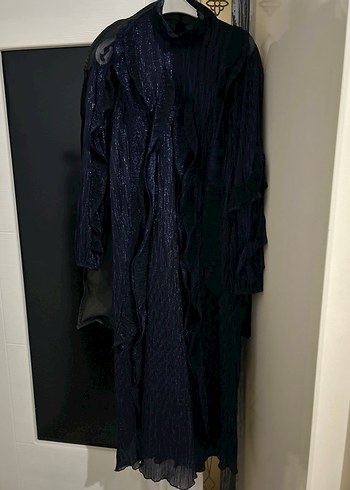 YKZ CEYLAN MARKA 
Lacivert tesettür elbise abiye - Görsel 13