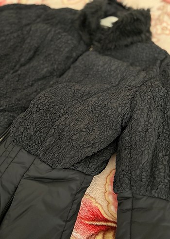 Koton Kürklü Midi Siyah Kadın Mont - Görsel 6