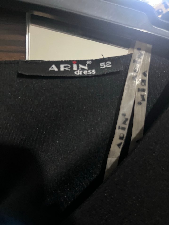 Siyah V Yaka Uzun Kollu Gotik Elbise - Görsel 3