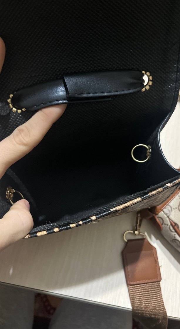 Leoparlı askılı çanta - Görsel 2