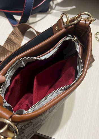 Kahverengi Deri Paris Sokak Stili Çanta - Görsel 2