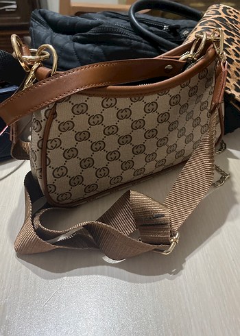 Kahverengi Deri Paris Sokak Stili Çanta - Görsel 3