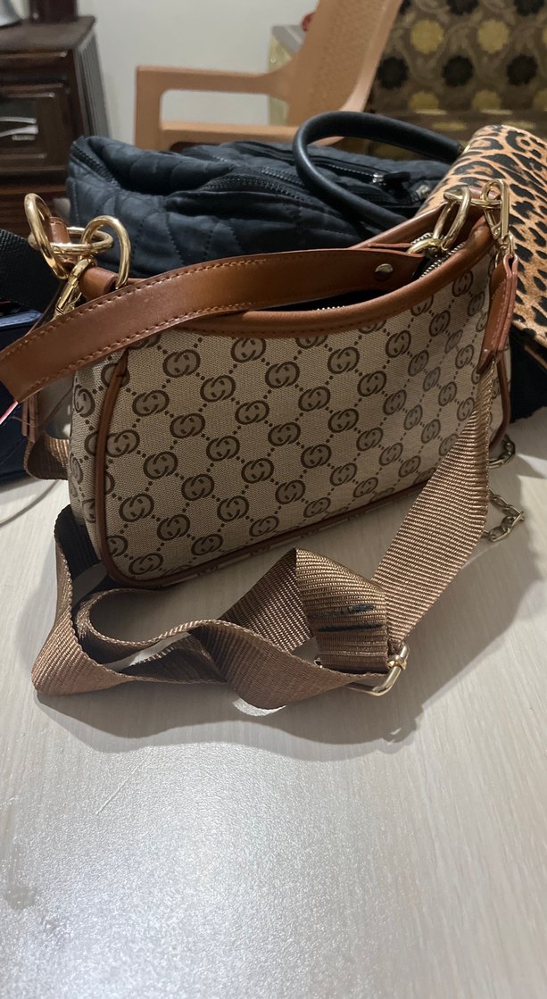 Kahverengi Deri Paris Sokak Stili Çanta - Görsel 3