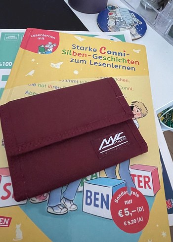 Bordo Desenli Erkek Cüzdan - Görsel 3