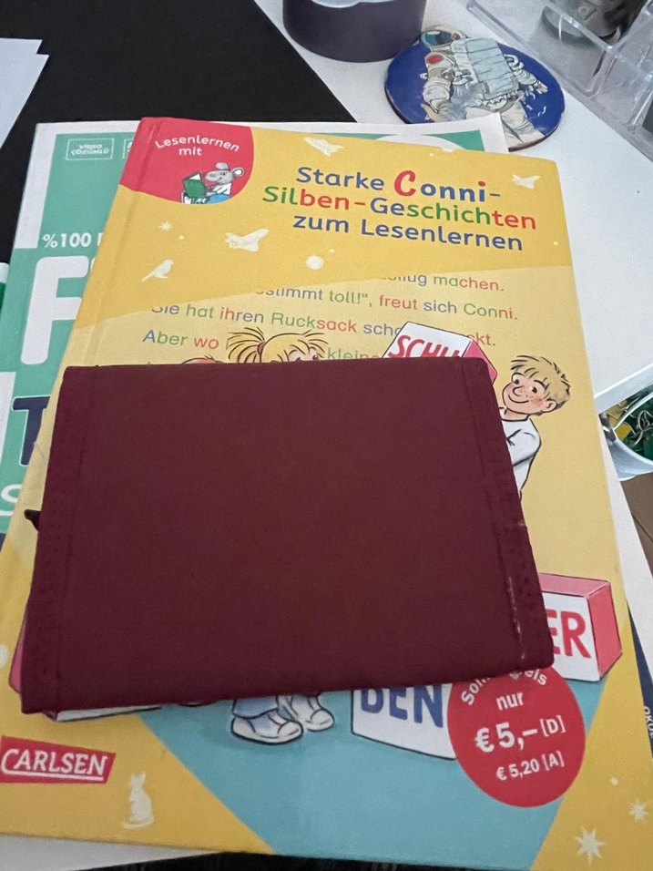 Bordo Desenli Erkek Cüzdan - Görsel 2