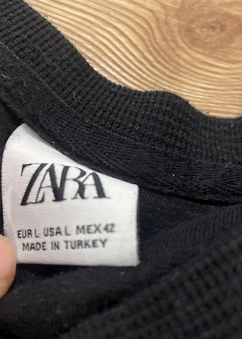 Siyah Kısa Kollu Keten Erkek Tişört - Görsel 2