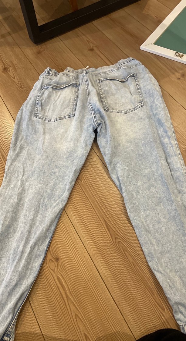 Bej Renkli Casual erkek Jean - Görsel 2