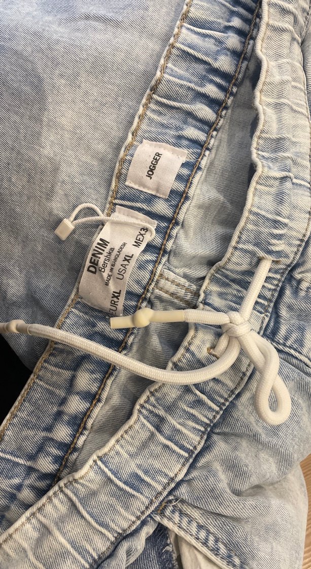 Bej Renkli Casual erkek Jean - Görsel 3