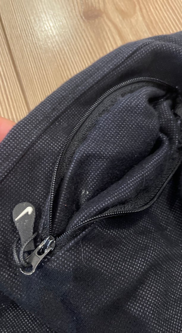 Siyah Fermuarlı Erkek Mini Eşofman Şortu - Görsel 4