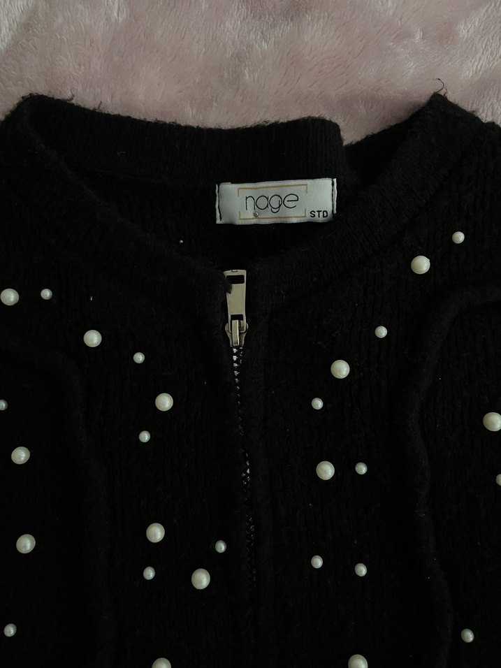 inci detaylı hırka ceket - Görsel 3