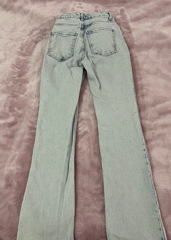 flare jean buz mavisi - Görsel 2